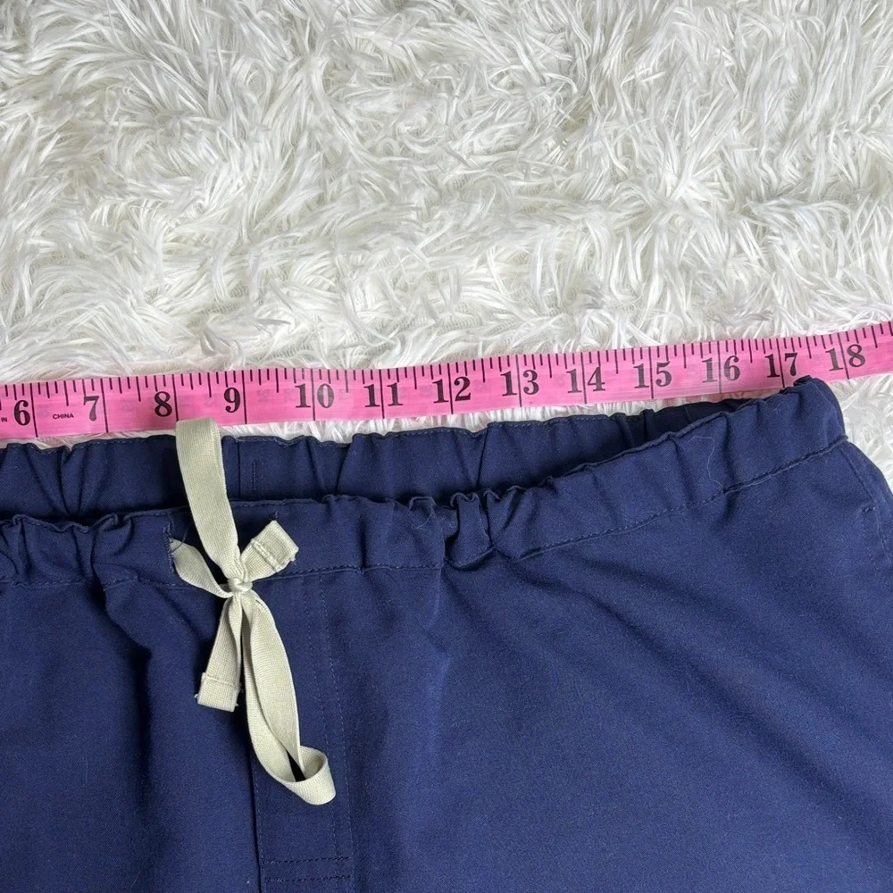 FIGS Pisco Scrub Pants Elastic Waist Straight Leg Technical Collection